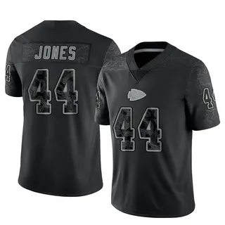 Limited Men's Cam Jones Kansas City Chiefs Nike Reflective Jersey - Black