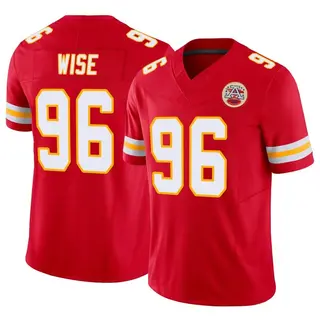 Limited Men's Daniel Wise Kansas City Chiefs Nike Vapor F.U.S.E. Jersey - Red