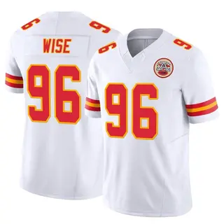 Limited Men's Daniel Wise Kansas City Chiefs Nike Vapor F.U.S.E. Jersey - White