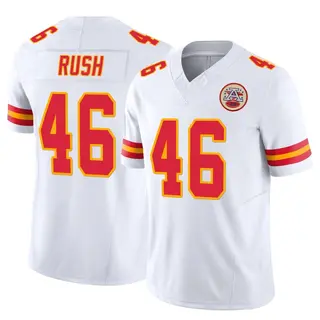 Limited Men's Darius Rush Kansas City Chiefs Nike Vapor F.U.S.E. Jersey - White