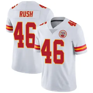 Limited Men's Darius Rush Kansas City Chiefs Nike Vapor Untouchable Jersey - White