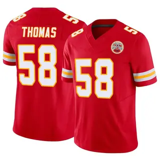 Unsigned Derrick Thomas Jersey #58 Kansas City Custom Stitched White  Football New No Brands/Logos Sizes S-3XL 