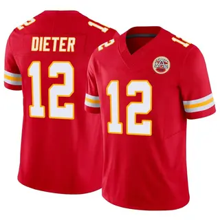 Limited Men's Gehrig Dieter Kansas City Chiefs Nike Vapor F.U.S.E. Jersey - Red