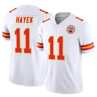 Limited Men's Jaaron Hayek Kansas City Chiefs Nike Vapor F.U.S.E. Jersey - White