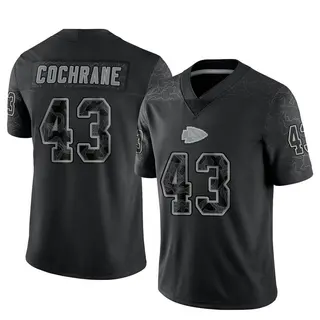 Limited Men's Jack Cochrane Kansas City Chiefs Nike Reflective Jersey - Black