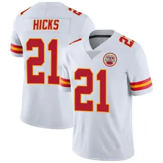 Limited Men's Jaden Hicks Kansas City Chiefs Nike Vapor Untouchable Jersey - White