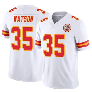 Limited Men's Jaylen Watson Kansas City Chiefs Nike Vapor F.U.S.E. Jersey - White