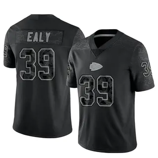 Limited Men's Jerrion Ealy Kansas City Chiefs Nike Reflective Jersey - Black