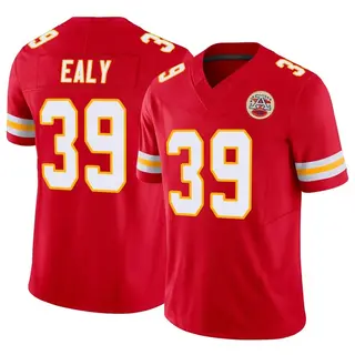 Limited Men's Jerrion Ealy Kansas City Chiefs Nike Vapor F.U.S.E. Jersey - Red