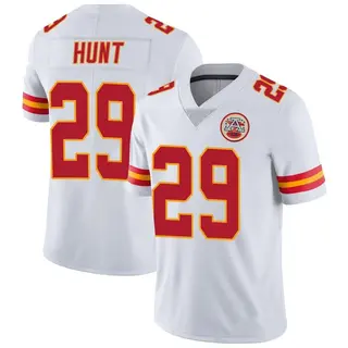 Limited Men's Kareem Hunt Kansas City Chiefs Nike Vapor Untouchable Jersey - White