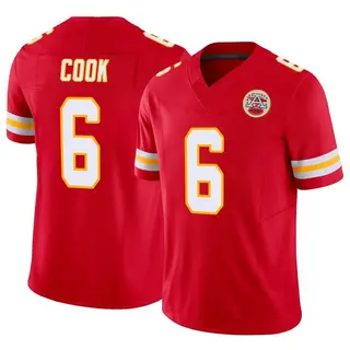 Limited Men's Kenny Cook Kansas City Chiefs Nike Vapor F.U.S.E. Jersey - Red