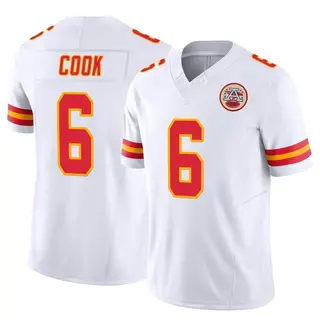 Limited Men's Kenny Cook Kansas City Chiefs Nike Vapor F.U.S.E. Jersey - White