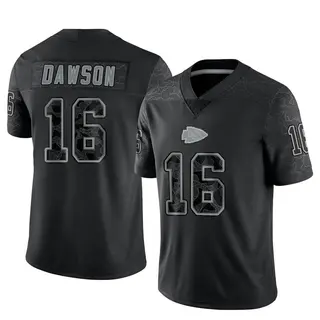 Limited Men's Len Dawson Kansas City Chiefs Nike Reflective Jersey - Black