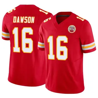 Limited Men's Len Dawson Kansas City Chiefs Nike Vapor F.U.S.E. Jersey - Red