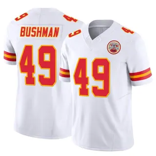 Limited Men's Matt Bushman Kansas City Chiefs Nike Vapor F.U.S.E. Jersey - White