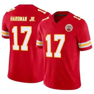 Limited Men's Mecole Hardman Kansas City Chiefs Nike Vapor F.U.S.E. Jersey - Red