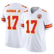 Limited Men's Mecole Hardman Kansas City Chiefs Nike Vapor F.U.S.E. Jersey - White