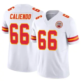 Limited Men's Mike Caliendo Kansas City Chiefs Nike Vapor F.U.S.E. Jersey - White