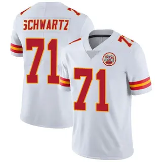 Limited Men's Mitchell Schwartz Kansas City Chiefs Nike Vapor Untouchable Jersey - White