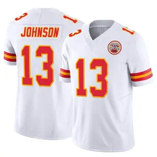 Limited Men's Nazeeh Johnson Kansas City Chiefs Nike Vapor F.U.S.E. Jersey - White