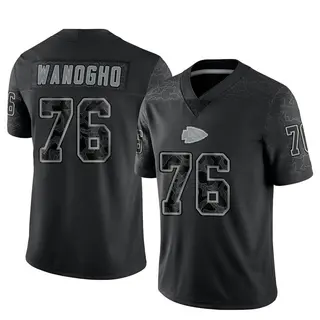 Limited Men's Prince Tega Wanogho Kansas City Chiefs Nike Reflective Jersey - Black