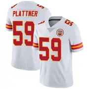 Limited Men's Randen Plattner Kansas City Chiefs Nike Vapor Untouchable Jersey - White