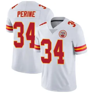 Limited Men's Samaje Perine Kansas City Chiefs Nike Vapor Untouchable Jersey - White