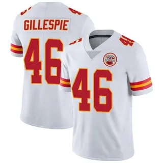 Limited Men's Tyree Gillespie Kansas City Chiefs Nike Vapor Untouchable Jersey - White