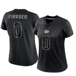 Limited Women's Anthony Firkser Kansas City Chiefs Nike Reflective Jersey - Black