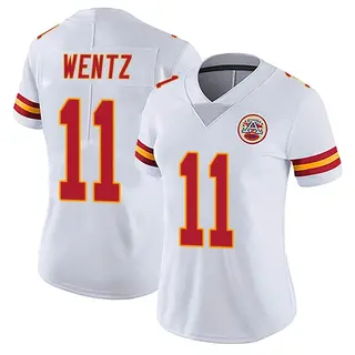 Limited Women's Carson Wentz Kansas City Chiefs Nike Vapor Untouchable Jersey - White