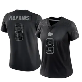 Limited Women's DeAndre Hopkins Kansas City Chiefs Nike Reflective Jersey - Black