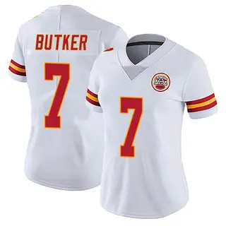 Limited Women's Harrison Butker Kansas City Chiefs Nike Vapor Untouchable Jersey - White