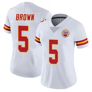 Limited Women's Hollywood Brown Kansas City Chiefs Nike Vapor Untouchable Jersey - White