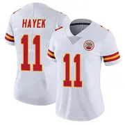 Limited Women's Jaaron Hayek Kansas City Chiefs Nike Vapor Untouchable Jersey - White