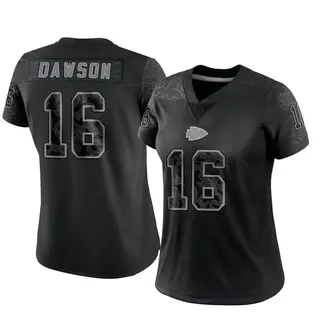 Limited Women's Len Dawson Kansas City Chiefs Nike Reflective Jersey - Black