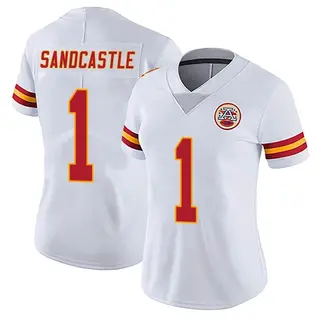 Limited Women's Leon Sandcastle Kansas City Chiefs Nike Vapor Untouchable Jersey - White