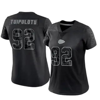 Limited Women's Marlon Tuipulotu Kansas City Chiefs Nike Reflective Jersey - Black