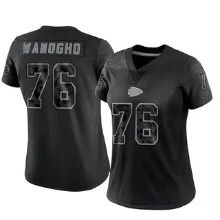 Limited Women's Prince Tega Wanogho Kansas City Chiefs Nike Reflective Jersey - Black