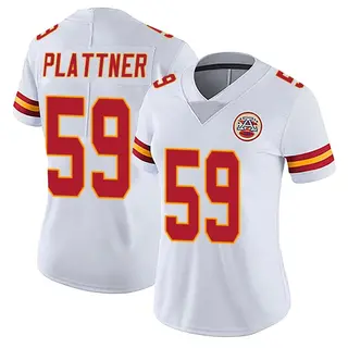 Limited Women's Randen Plattner Kansas City Chiefs Nike Vapor Untouchable Jersey - White