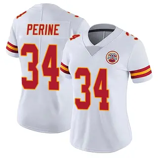 Limited Women's Samaje Perine Kansas City Chiefs Nike Vapor Untouchable Jersey - White