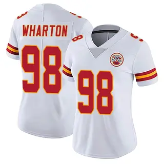 Limited Women's Tershawn Wharton Kansas City Chiefs Nike Vapor Untouchable Jersey - White