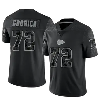 Limited Youth Chukwuebuka Godrick Kansas City Chiefs Nike Reflective Jersey - Black