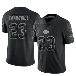 Limited Youth Drue Tranquill Kansas City Chiefs Nike Reflective Jersey - Black