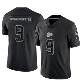 Limited Youth JuJu Smith-Schuster Kansas City Chiefs Nike Reflective Jersey - Black