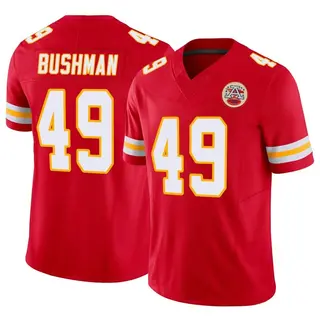 Limited Youth Matt Bushman Kansas City Chiefs Nike Vapor F.U.S.E. Jersey - Red