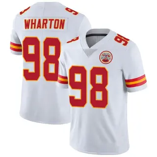 Limited Youth Tershawn Wharton Kansas City Chiefs Nike Vapor Untouchable Jersey - White