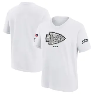 Youth Kansas City Chiefs Nike 2024 Salute To Service T-Shirt - White